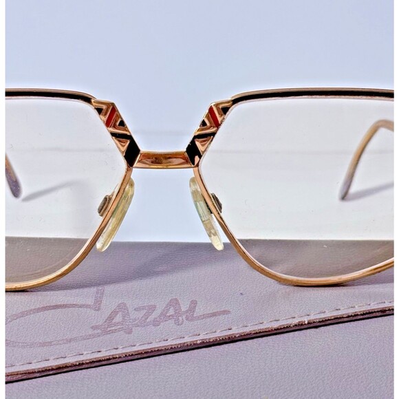 Original Vintage Cazal MOD. 238 COL. 370 Eyeglass Frames – 1970s Geometric Style